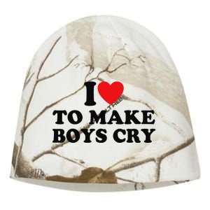 I Love To Make Cry Kati - Camo Knit Beanie