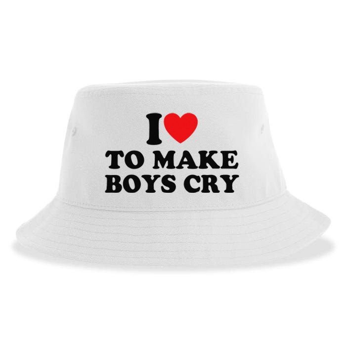 I Love To Make Cry Sustainable Bucket Hat