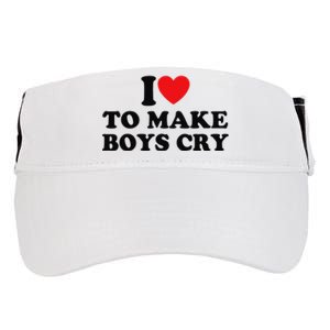 I Love To Make Cry Adult Drive Performance Visor