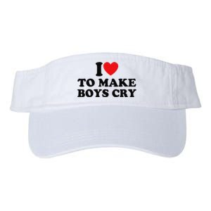 I Love To Make Cry Valucap Bio-Washed Visor