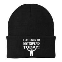 I Listened To Nettspend Today Knit Cap Winter Beanie