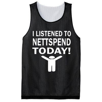 I Listened To Nettspend Today Mesh Reversible Basketball Jersey Tank