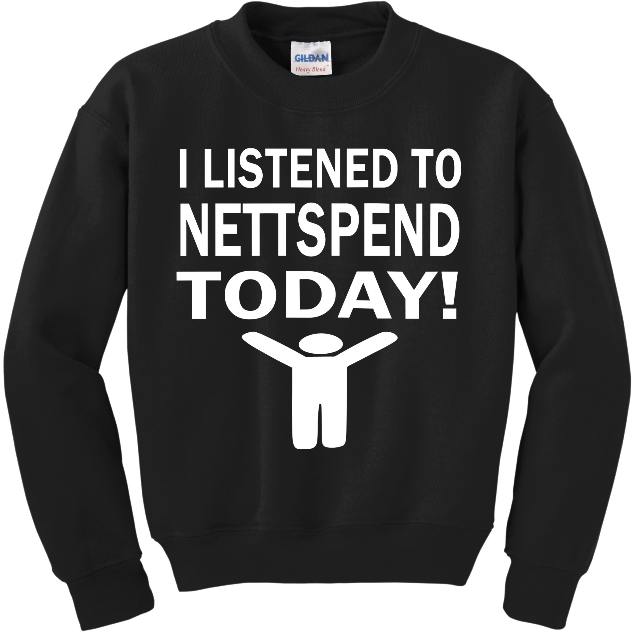 I Listened To Nettspend Today Kids Sweatshirt