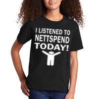 I Listened To Nettspend Today Kids T-Shirt