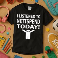 I Listened To Nettspend Today Kids T-Shirt