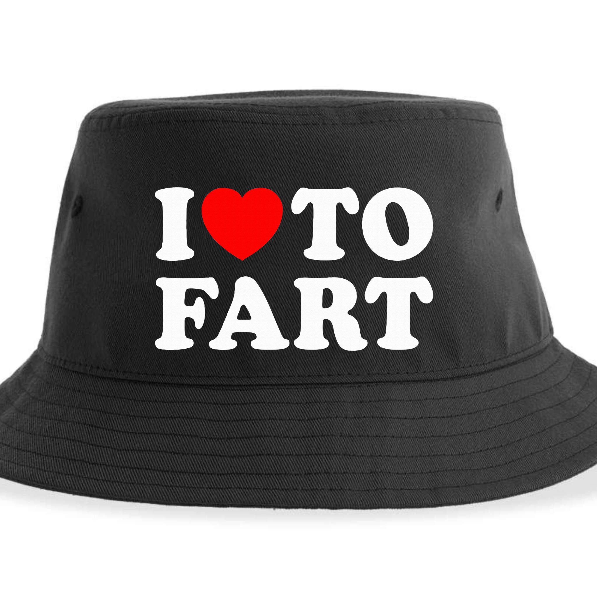 I Love To Fart Sustainable Bucket Hat