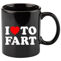 I Love To Fart 11oz C Handle Ceramic Mug
