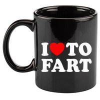 I Love To Fart 11oz C Handle Ceramic Mug