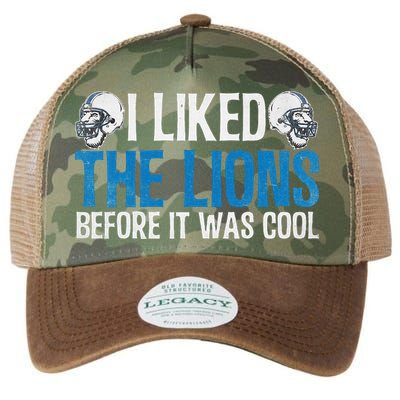 I Liked The Lions Before It Was Cool Legacy Tie Dye Trucker Hat