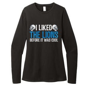 I Liked The Lions Before It Was Cool Womens CVC Long Sleeve Shirt