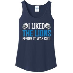 I Liked The Lions Before It Was Cool Ladies Essential Tank