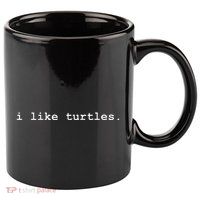 I Like Turtles Tortoises 11oz C Handle Ceramic Mug