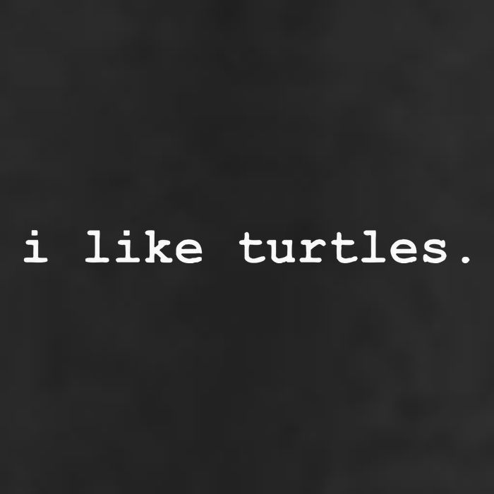 I Like Turtles Tortoises Golf Towel