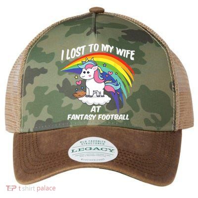 I Lost to My Wife at Fantasy Football Legacy Tie Dye Trucker Hat