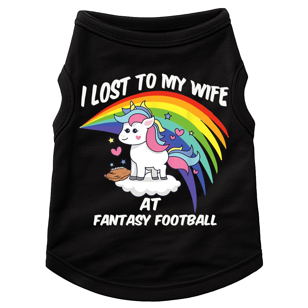 I Lost to My Wife at Fantasy Football Doggie Tank
