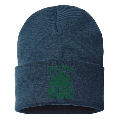 I Like Them Real Thick And Sprucey Christmas Pine Sustainable Knit Beanie