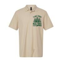 I Like Them Real Thick And Sprucey Christmas Pine Softstyle Adult Sport Polo