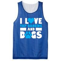 I Love Tap Dancing And Dogs Tap Dance Cool Gift Mesh Reversible Basketball Jersey Tank