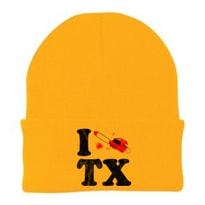 I Love Texas Chainsaw Knit Cap Winter Beanie