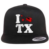 I Love Texas Chainsaw Flatbill Hat