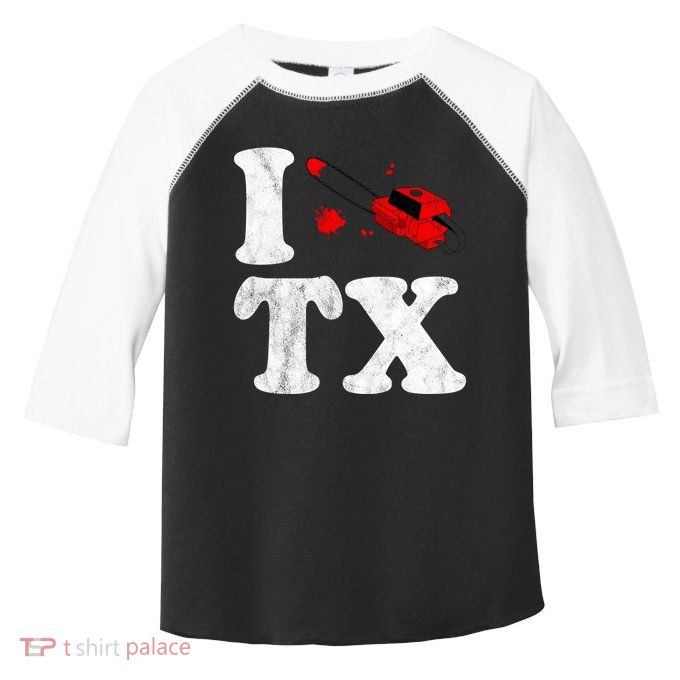 I Love Texas Chainsaw Toddler Fine Jersey T-Shirt