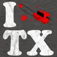 I Love Texas Chainsaw Vector Backpack