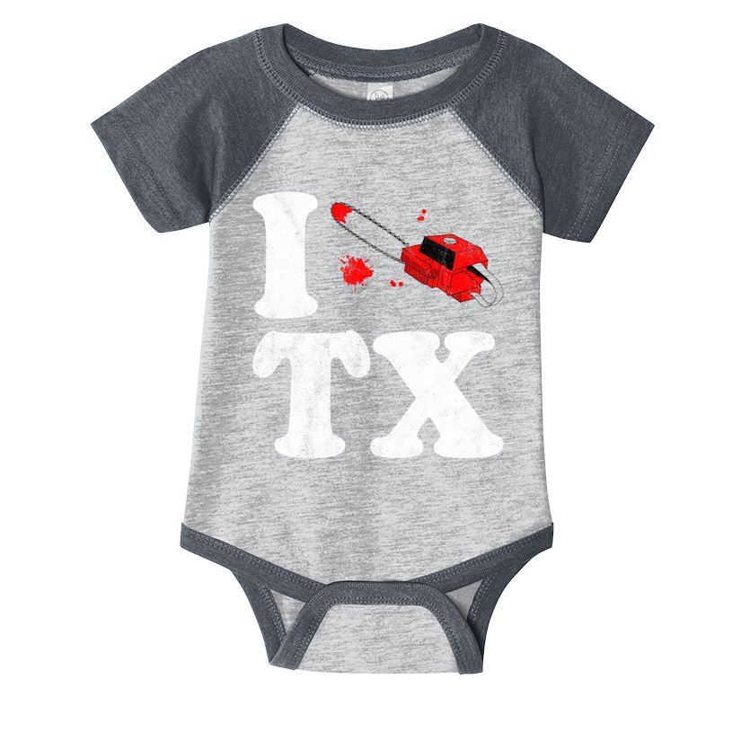 I Love Texas Chainsaw Infant Baby Jersey Bodysuit