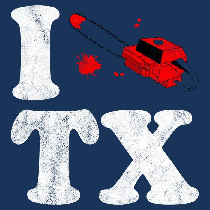 I Love Texas Chainsaw Infant Baby Jersey Bodysuit
