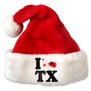 I Love Texas Chainsaw Premium Christmas Santa Hat