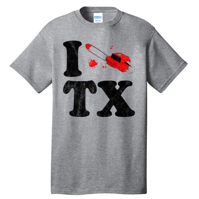 I Love Texas Chainsaw Tall T-Shirt