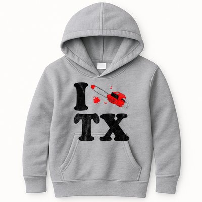I Love Texas Chainsaw Kids Hoodie