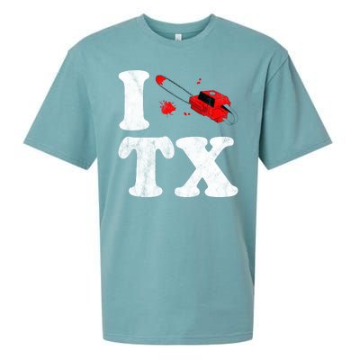 I Love Texas Chainsaw Sueded Cloud Jersey T-Shirt