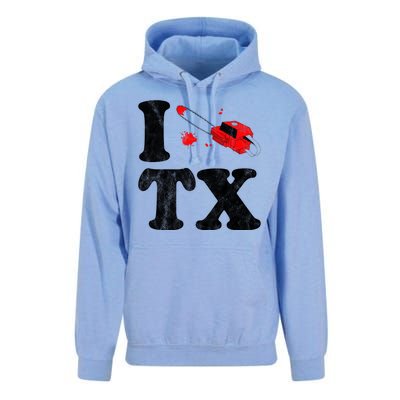 I Love Texas Chainsaw Unisex Surf Hoodie