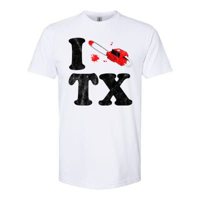 I Love Texas Chainsaw Softstyle CVC T-Shirt