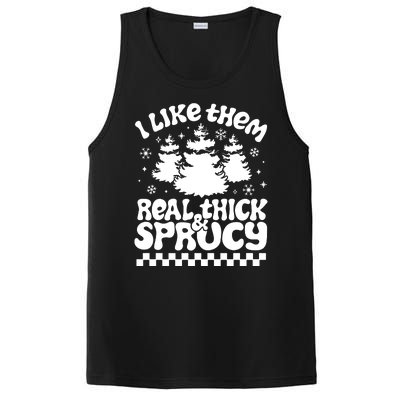 I Like Them Real Thick & Sprucy PosiCharge Competitor Tank