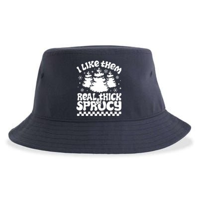 I Like Them Real Thick & Sprucy Sustainable Bucket Hat