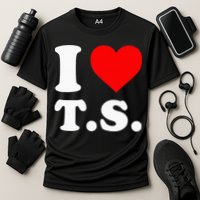 I Love T.S I Heart T.S Cooling Performance Crew T-Shirt