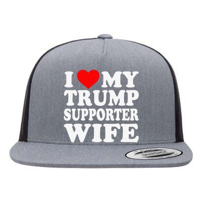 I Love Trump Because He Pisses Off The People I CanT Stand Flat Bill Trucker Hat