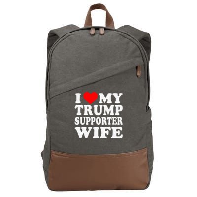 I Love Trump Because He Pisses Off The People I CanT Stand Cotton Canvas Backpack