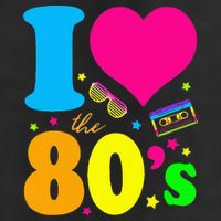 I Love The 80S 80s 90s Costume Party 7 Panel Mesh Trucker Snapback Hat