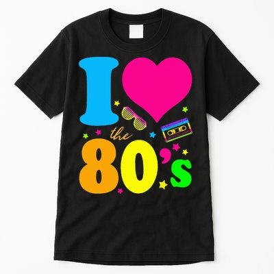 I Love The 80S 80s 90s Costume Party Tall T-Shirt