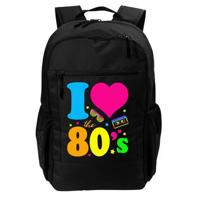 I Love The 80S 80s 90s Costume Party Backpack
