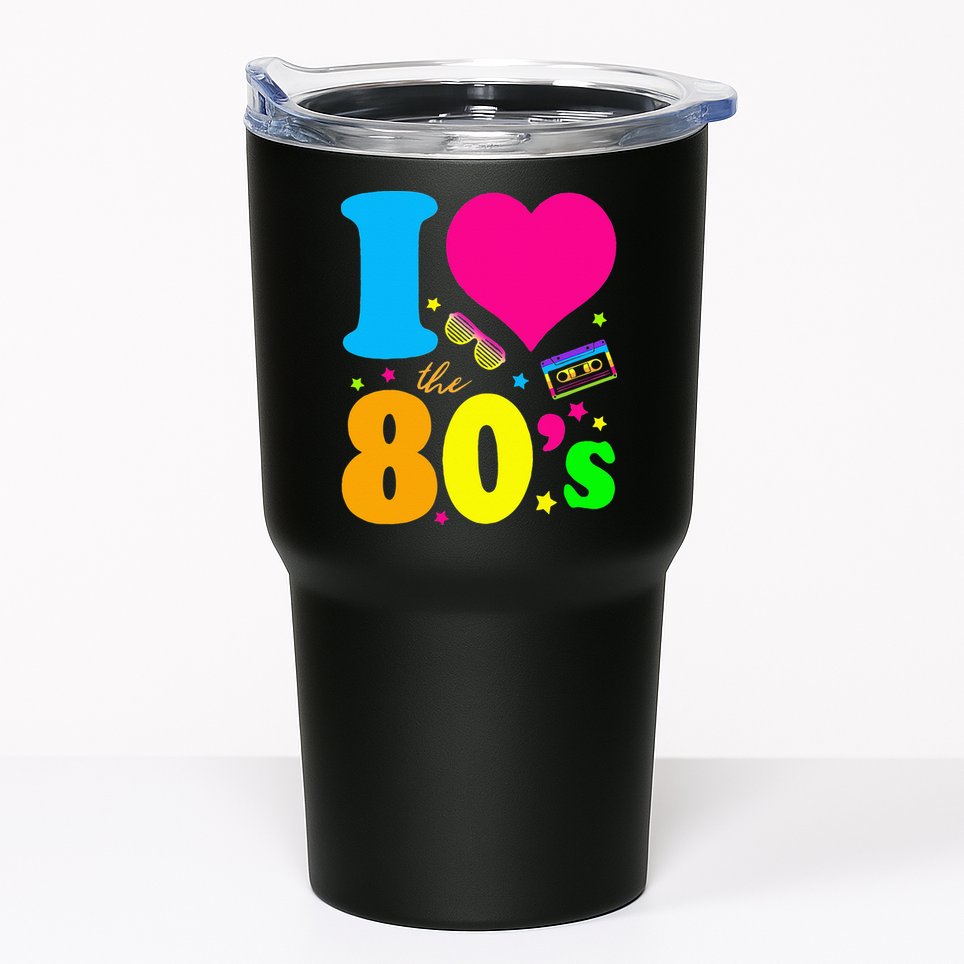 I Love The 80S 80s 90s Costume Party Tumbler