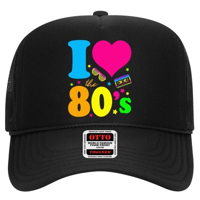I Love The 80S 80s 90s Costume Party Trucker Hat