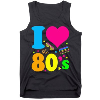 I Love The 80S 80s 90s Costume Party Tank Top