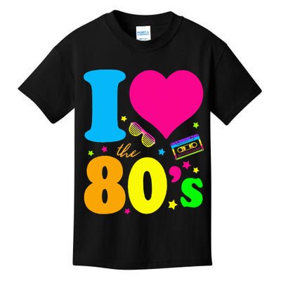 I Love The 80S 80s 90s Costume Party Kids T-Shirt