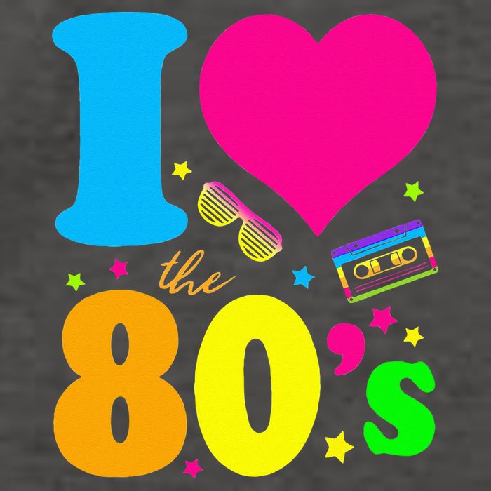 I Love The 80S 80s 90s Costume Party Vector Backpack