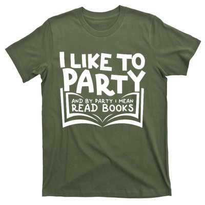 I Like To Party (Read Books) T-Shirt