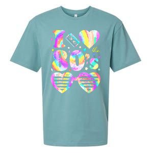 I Love The 80S I Heart The 80s Tie Dye Colorful 90 Sueded Cloud Jersey T-Shirt