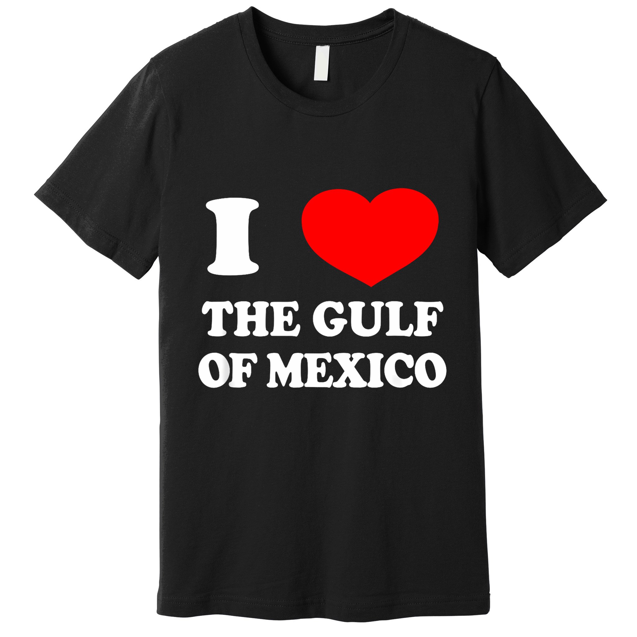 I Love The Gulf Of Mexico Usa Funny 2025 Dank Meme Cringe Premium T-Shirt